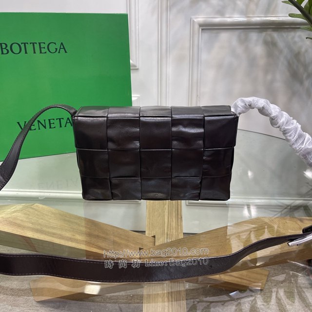 Bottega veneta高端女包 KF0022 寶緹嘉CASSETTE五格油臘皮女包 BV經典款小牛皮編織單肩斜挎包  gxz1348